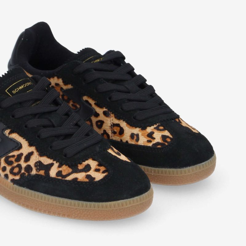 SHEFFIELD JOGGER W - P.PONYLEO/SUEDE -  LEOPARD/NOIR